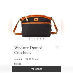 Dooney & Burke- Wayfarer Domed Crossbody, black